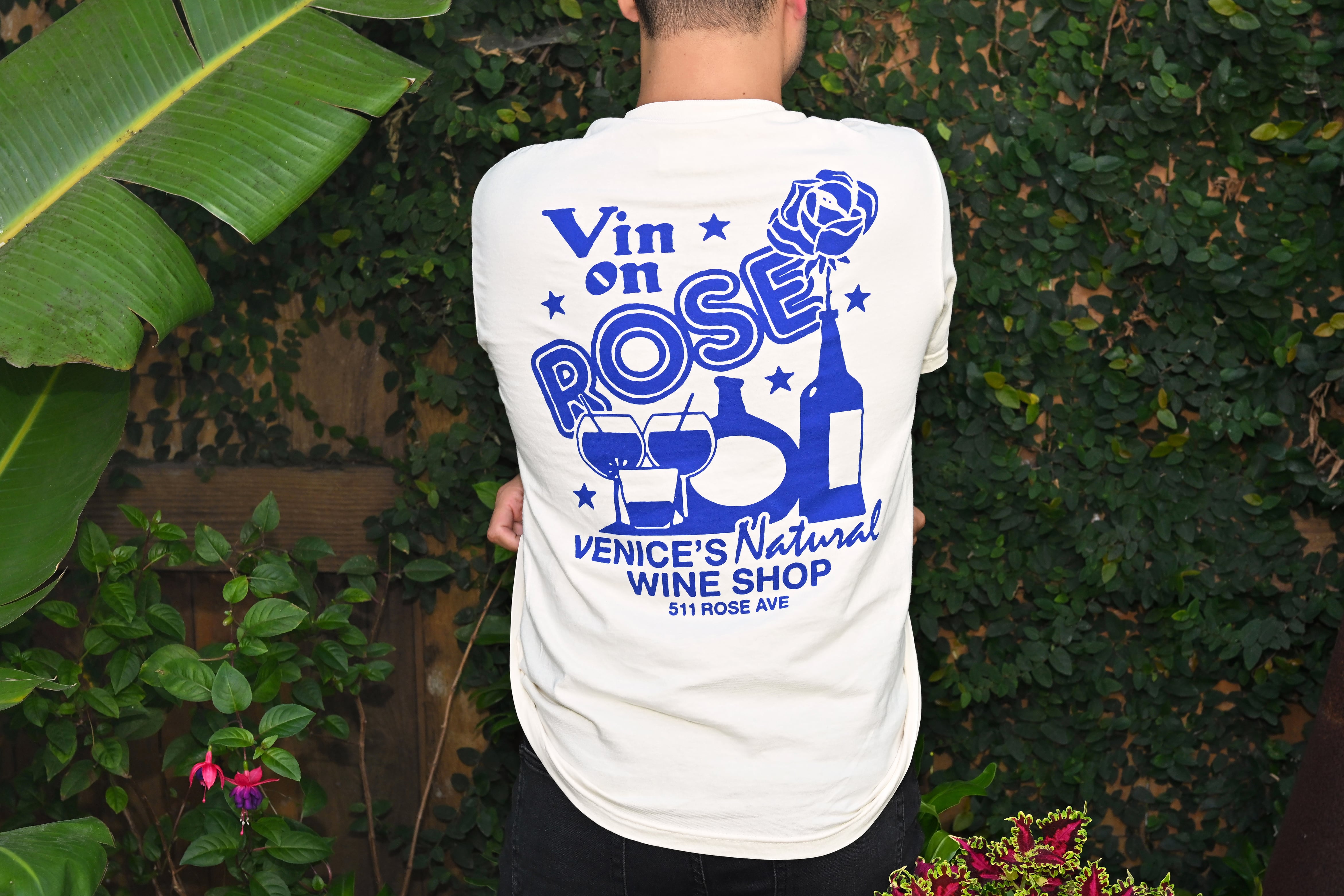 Vin on Rose Disco Tee